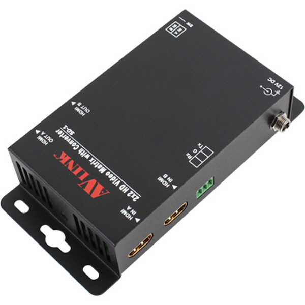 NETmate SD-1 멀티포맷 2:2 매트릭스 분배기(입/출력 HDMI x2)