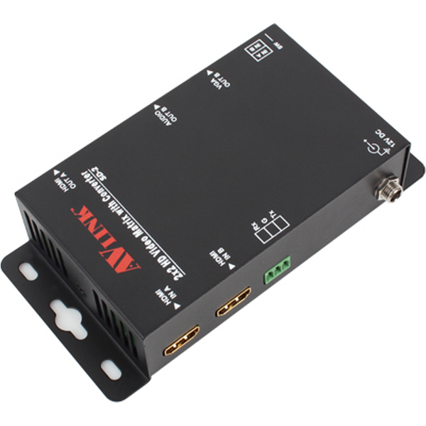 NETmate SD-2 멀티포맷 2:2 매트릭스 분배기(입력 HDMI x2, 출력 HDMI & VGA)