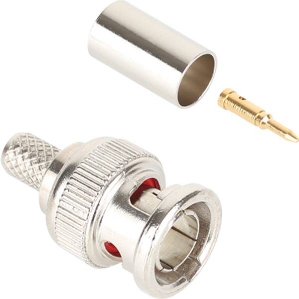 NETmate NM-BNC73 BNC 4C 압착 커넥터(75Ω/낱개)