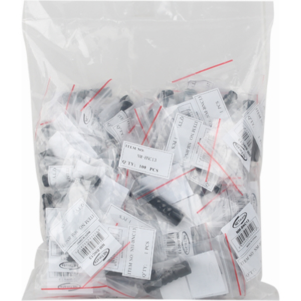 NETmate NM-BNC13 BNC 4C 커넥터 부트/부싱(6.5Ø/블랙/100개)