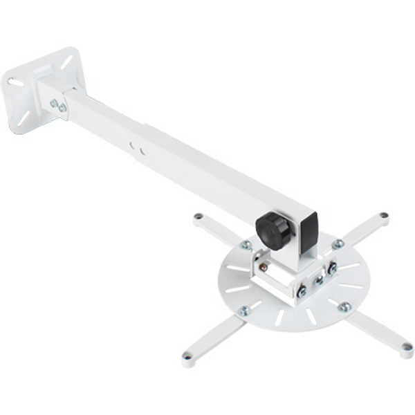 NETmate NMA-VM15L 멀티 프로젝터 천장/벽면 고정형 봉 거치대(화이트/Ø105~320mm 장착 홀/15kg)