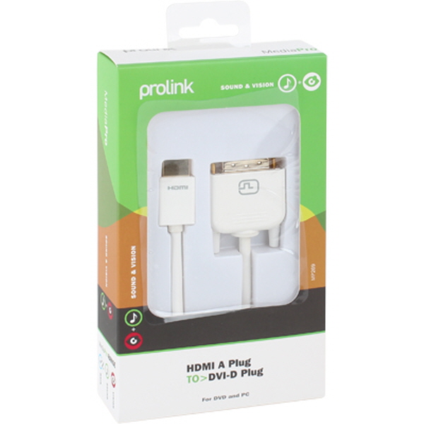 PROLINK MP269 MP시리즈 HDMI to DVI 케이블 2m (OFC/24K금도금)
