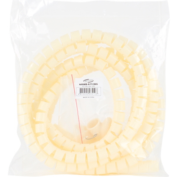 NETmate NMWB-A153BG 매직 케이블 3m (15mm/베이지)