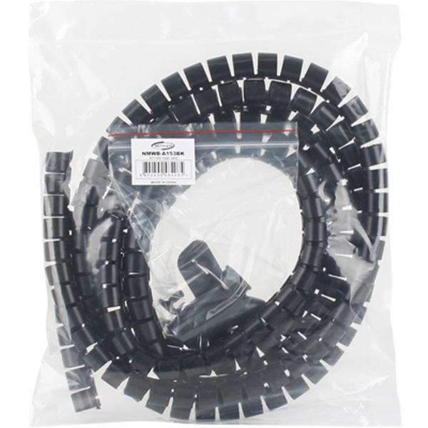 NETmate NMWB-A153BK 매직 케이블 3m (15mm/블랙)