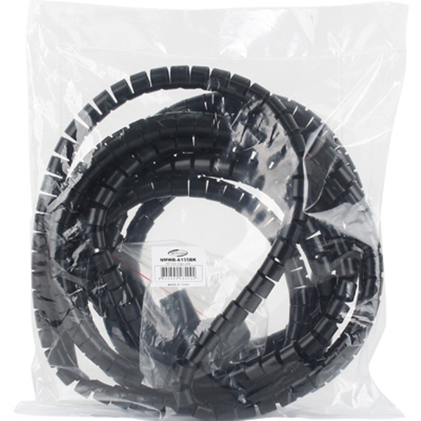 NETmate NMWB-A155BK 매직 케이블 5m (15mm/블랙)