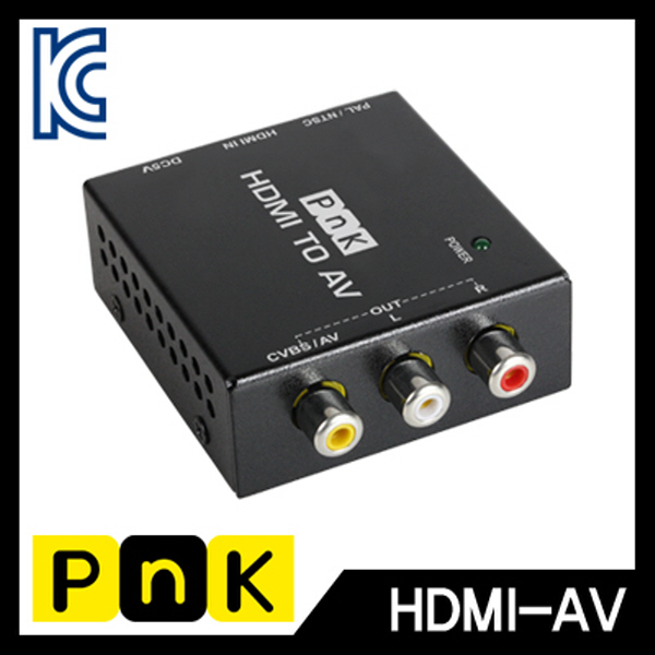 PnK P017A HDMI to AV(컴포지트) 컨버터