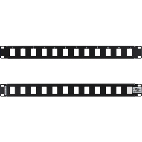 TNT NM-TNT110 12포트 멀티미디어 모듈 마운팅 판넬(1U)
