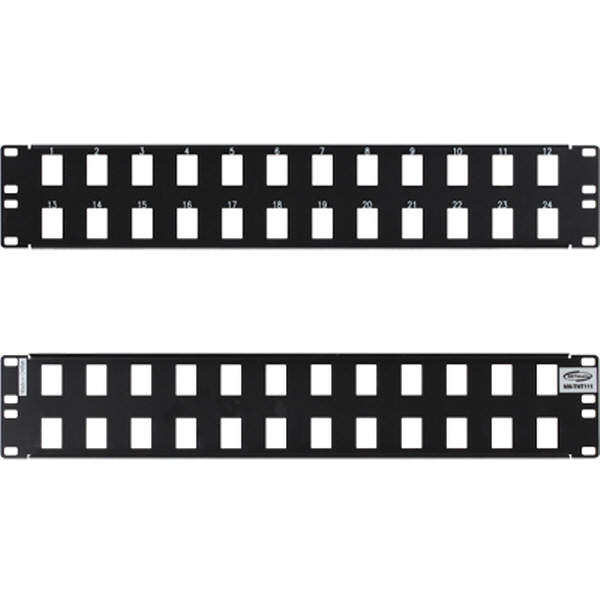 TNT NM-TNT111 24포트 멀티미디어 모듈 마운팅 판넬(2U)