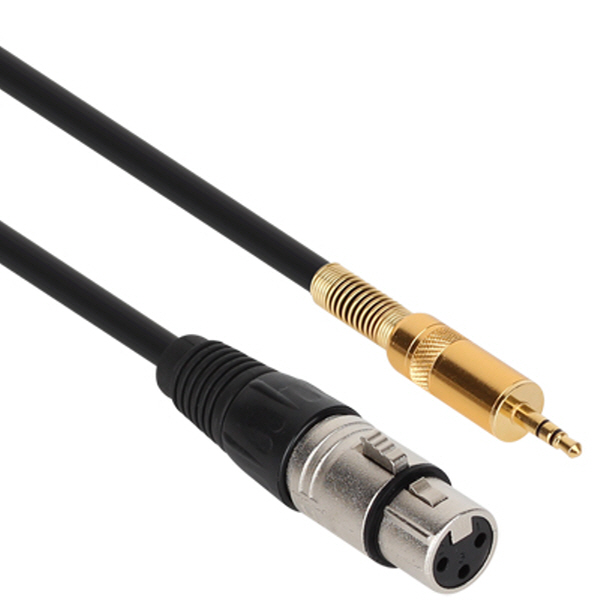 NETmate NMC-XLR303F XLR 캐논(F)-스테레오 마이크 케이블 3m