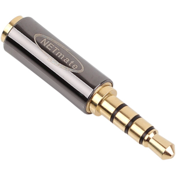 NETmate NM-AG02 3.5M/2.5F 4극 스테레오 젠더