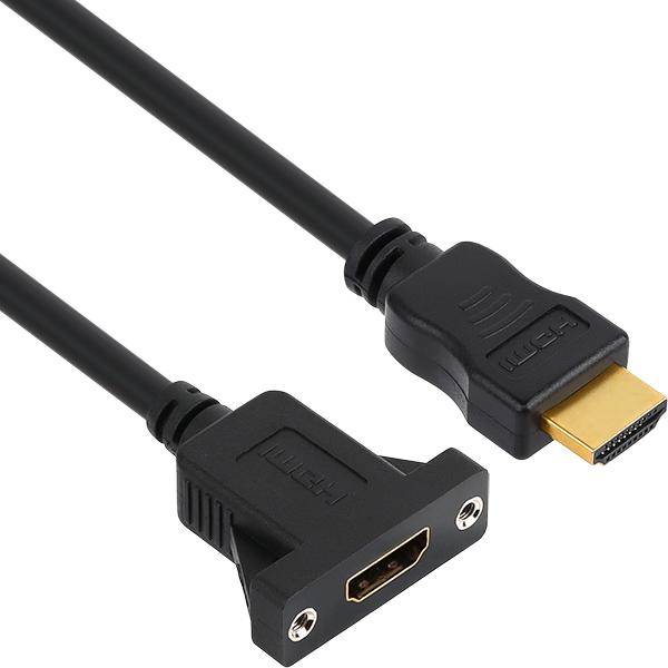 NETmate NMC-HP05 HDMI 1.4 연장 판넬형 케이블 0.5m