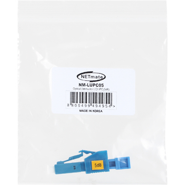NETmate NM-LUPC05 LC/UPC 싱글모드 광 감쇠기(5dB)