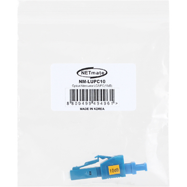 NETmate NM-LUPC10 LC/UPC 싱글모드 광 감쇠기(10dB)