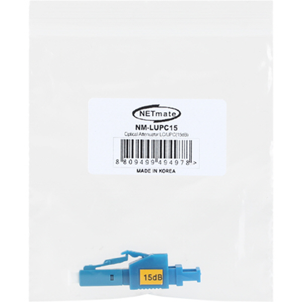 NETmate NM-LUPC15 LC/UPC 싱글모드 광 감쇠기(15dB)
