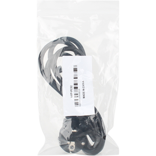 NETmate NMP-PC02 ★국제표준규격★ 220V 전용 3구(원형) AC 파워 케이블 1.5m