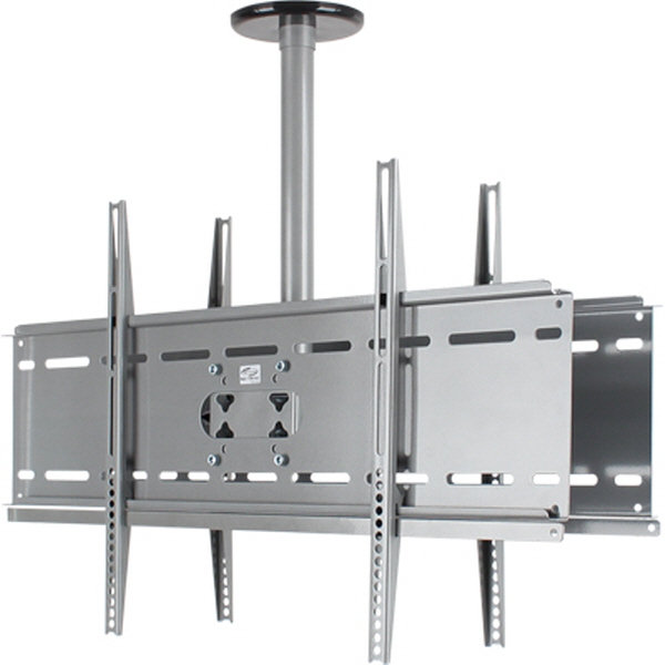 NETmate NMA-VMC042 듀얼 TV/모니터 천장 고정형 봉 거치대(37~70형/81.6kg/360° 회전)