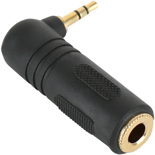 NETmate NM-JR06 3.5M/5.5F 스테레오 꺾임 젠더