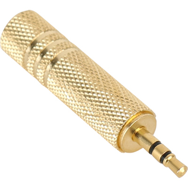 NETmate NM-JR07 3.5M/5.5F 스테레오 젠더(골드메탈)