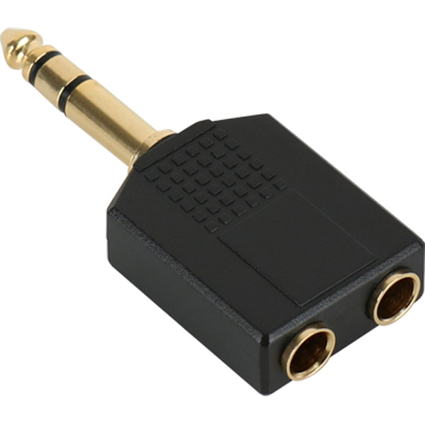 NETmate NM-JR15 5.5M/5.5Fx2 스테레오 Y형 젠더