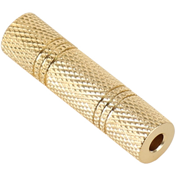 NETmate NM-JR18 3.5F/3.5F 스테레오 연장 젠더(골드메탈)