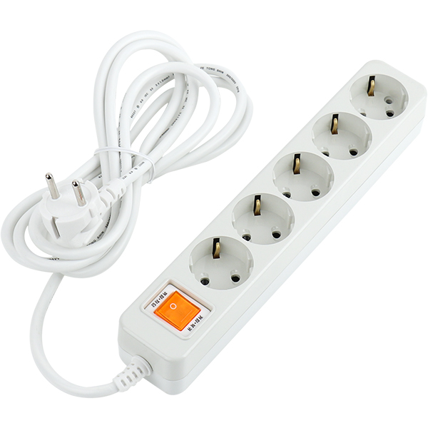 PnK P066A 안전 멀티탭 5구 접지 3m (10A)