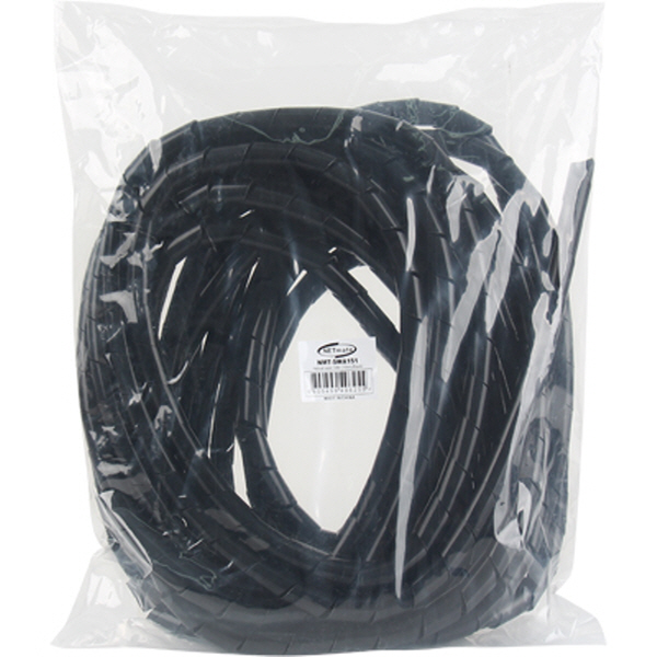 NETmate NMT-SWA151 케이블 정리용 헤리컬밴드 10m (15mm/블랙)