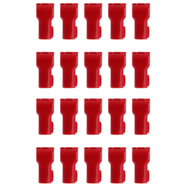 NETmate NM-RB20R 진열품 도난방지 잠금장치 전용 홀더(레드/20개)