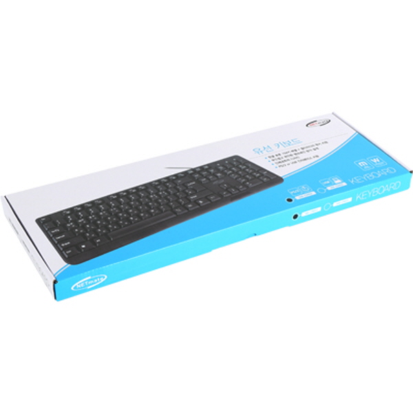 NETmate NM-OM04 PS/2 멀티미디어 유선 키보드