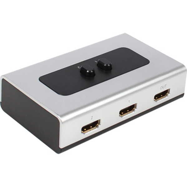 NETmate NM-HS21 HDMI 2:1 수동선택기(벽걸이형/가이드 포함)