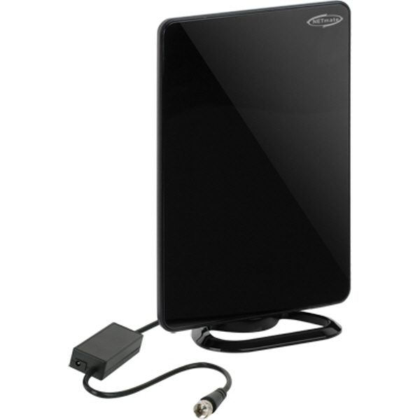 NETmate NM-AT828 디지털 TV 실내 수신 안테나(30dB/유·무전원)