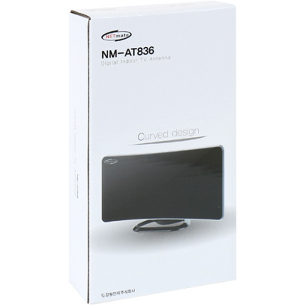 NETmate NM-AT836 디지털 TV 실내 수신 안테나(5-7dB/무전원)