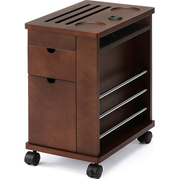 SANWA 100-DESKS003M 양면형 다용도 이동식 수납장