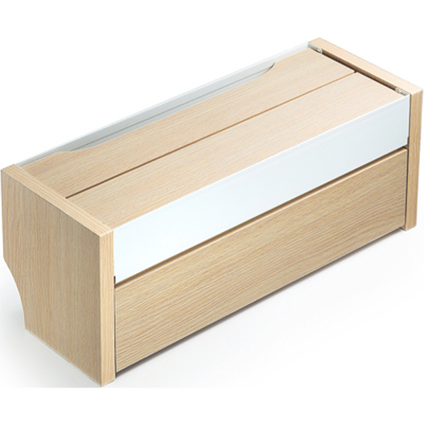 SANWA 200-CB006LM 다용도 케이블 정리함(라이트 브라운)