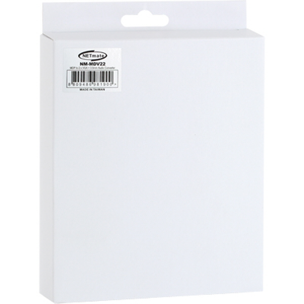 NETmate NM-MDV22 Mini DisplayPort to 2xVGA 분배기