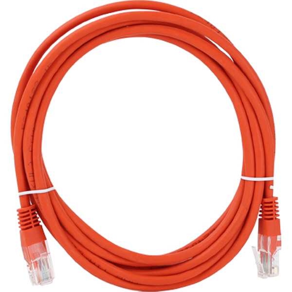NETmate NMC-U503YR CAT.5E UTP 다이렉트 케이블(오렌지) 3m