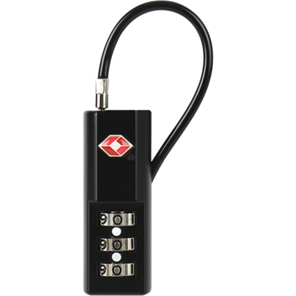 NETmate NMA-TSA09 TSA 와이어 자물쇠(다이얼 타입/Ø3.0mm/90mm)