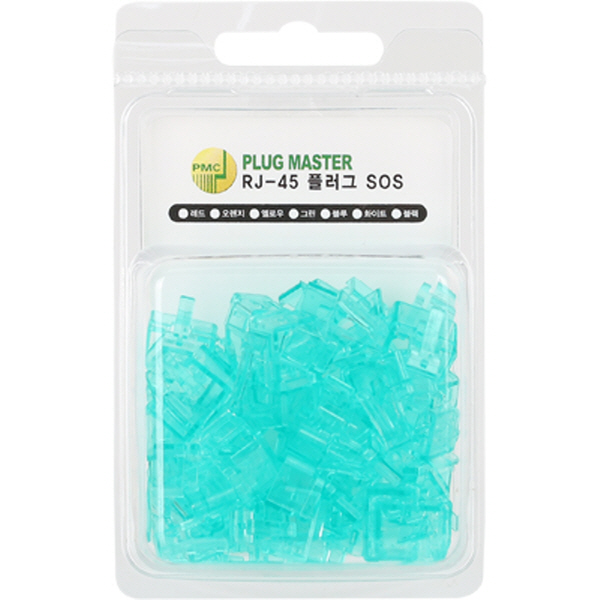 PLUG MASTER NM-PS01G RJ-45 플러그 SOS(그린/50개)