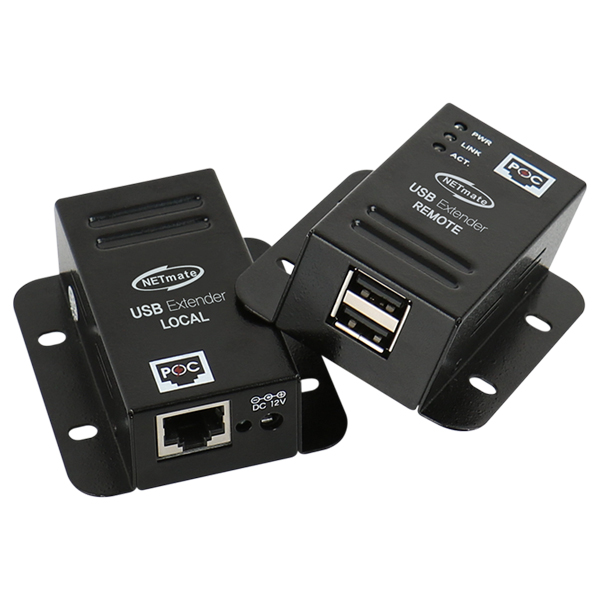 NETmate KW-412C USB2.0 2포트 리피터(RJ-45/50m)(전원 아답터 포함)