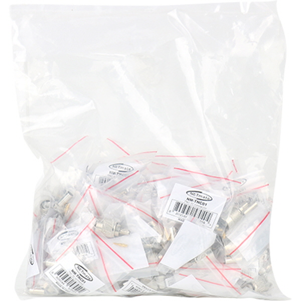 NETmate NM-TNC01 TNC 3C 압착 커넥터(50Ω/100개)