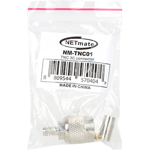 NETmate NM-TNC01 TNC 3C 압착 커넥터(50Ω/낱개)