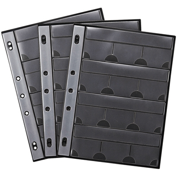 SANWA FC-MMC9BK 파일형 메모리카드 케이스 속지(36매/FC-MMC8BK 전용)