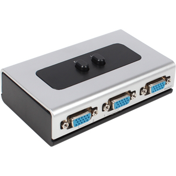 NETmate NM-RS21 VGA(RGB) 2:1 수동선택기(벽걸이형/가이드 포함)