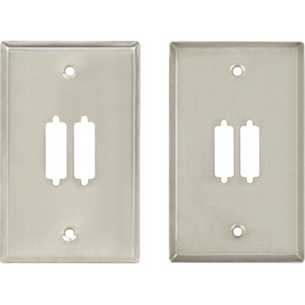 TNT NM-TNT117 2포트 스테인리스 페이스 플레이트