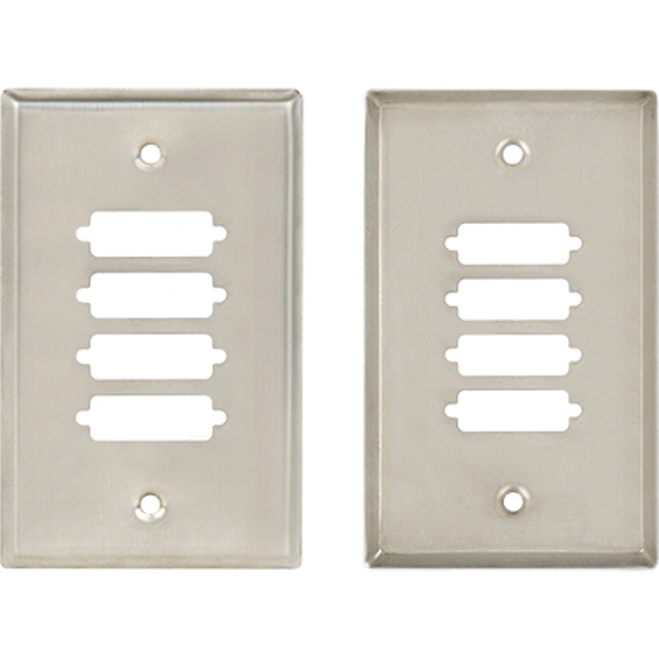 TNT NM-TNT118 4포트 스테인리스 페이스 플레이트