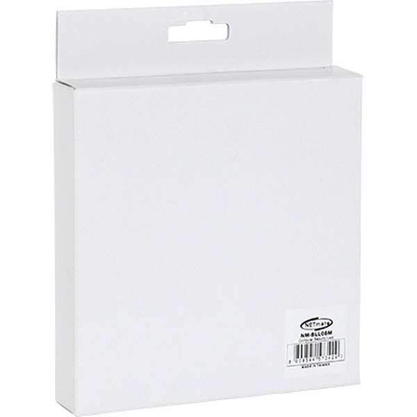 NETmate NM-SLL08M 컴퓨터 도난방지 와이어 잠금장치(키 타입/Ø6.0mm/1.8m)