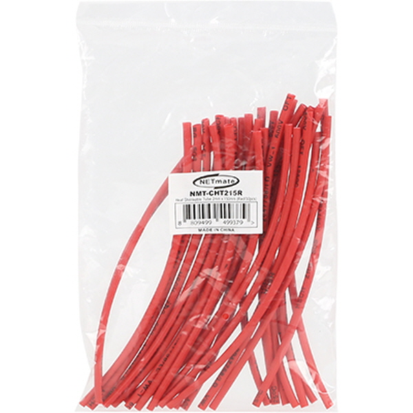 NETmate NMT-CHT215R 3x150mm 열 수축튜브 (레드/30EA)
