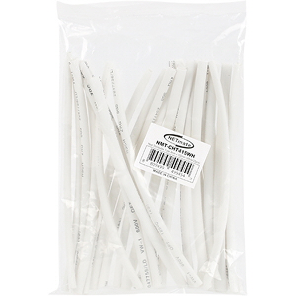 NETmate NMT-CHT415WH 4.5x150mm 열 수축튜브 (화이트/25EA)