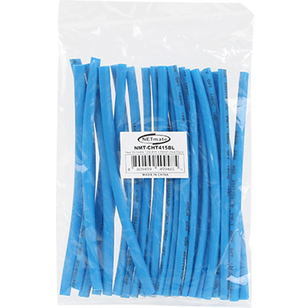 NETmate NMT-CHT415BL 4.5x150mm 열 수축튜브 (블루/25EA)
