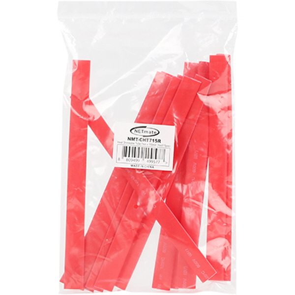 NETmate NMT-CHT715R 8.5x150mm 열 수축튜브 (레드/15EA)