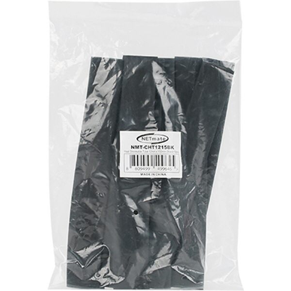 NETmate NMT-CHT1215BK 13.5x150mm 열 수축튜브 (블랙/10EA)